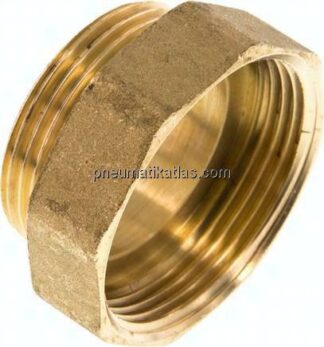 Reduziernippel G 1-1/4"(AG)-G 1-1/2"(IG), Messing
