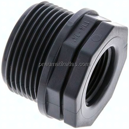 Reduziernippel G 1-1/4"(AG)-G 3/4"(IG), Polypropylen