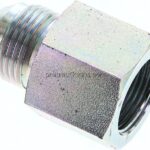 Reduziernippel UN 1-1/16"-12(JIC-AG)-G 3/4"(IG), Stahl verzinkt