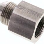 Reduziernippel UN 1-1/16"-12(JIC-AG)-G 3/4"(IG), 1.4571