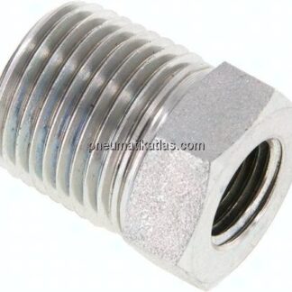 Reduziernippel NPT 1/2"(AG)-NPT 1/4"(IG), Stahl verzinkt