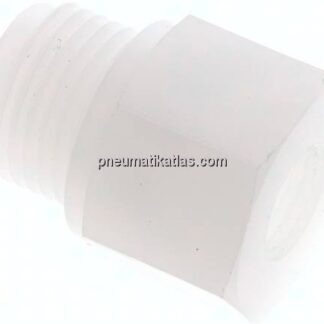 Reduziernippel G 1/2"(AG)-G 1/4"(IG), PVDF