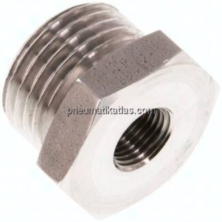 Reduziernippel G 1/2"(AG)-G 1/8"(IG), 1.4571