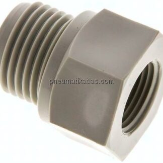 Reduziernippel G 1/2"(AG)-G 3/8"(IG), Polypropylen
