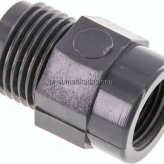 Reduziernippel G 1/2"(AG)-Rp 3/8"(IG), PVC-U