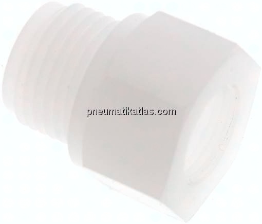 Reduziernippel G 1/2"(AG)-G 3/8"(IG), PVDF