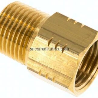 Reduziernippel R 1/2"(AG)-NPT 1/2"(IG), Messing