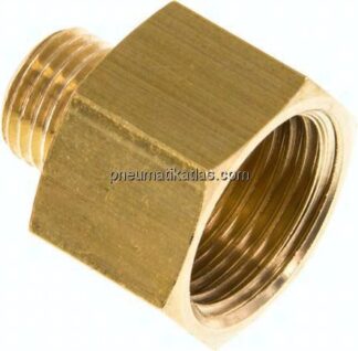 Reduziernippel G 1/4"(AG)-G 1/2"(IG), Messing