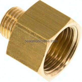 Reduziernippel G 1/4"(AG)-G 1/2"(IG), Messing