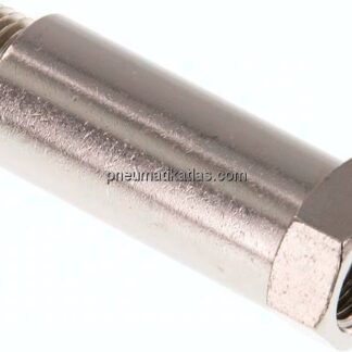 Gewindeverlängerung G 1/4"-43mm, Messing vernickelt