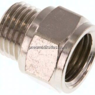 Gewindeverlängerung G 1/4"-11,5mm, Messing vernickelt