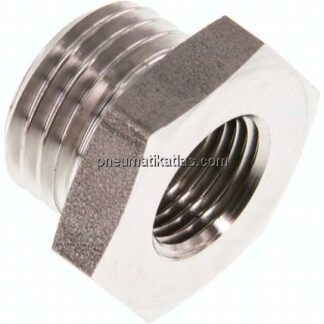 Reduziernippel G 1/4"(AG)-G 1/8"(IG), 1.4571