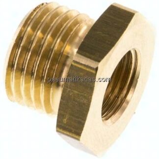 Reduziernippel G 1x/4"(AG)-G 1/ 8"(IG), Messing