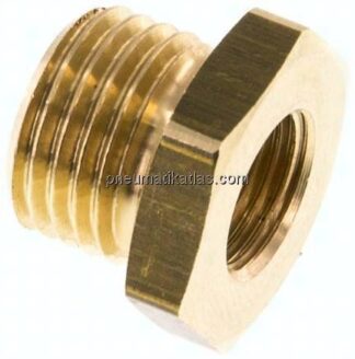 Reduziernippel G 1x/4"(AG)-G 1/ 8"(IG), Messing