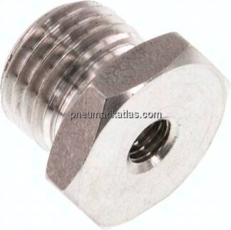 Reduziernippel G 1/4"(AG)-M 5(IG), 1.4571