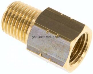 Reduziernippel NPT 1/4"(AG)-G 1/4"(IG), Messing