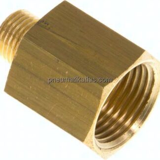 Reduziernippel G 1/8"(AG)-G 3/8"(IG), Messing
