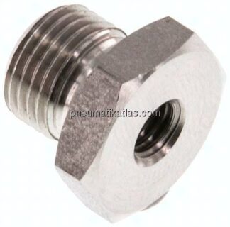 Reduziernippel G 1/8"(AG)-M 5(IG), 1.4571