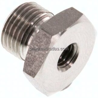 Reduziernippel G 1/8"(AG)-M 5(IG), 1.4571