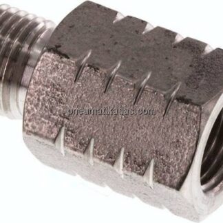 Reduziernippel G 1/8"(AG)-NPT 1/8"(IG), 1.4571