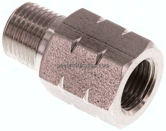 Reduziernippel NPT 1/8"(AG)-G 1/8"(IG), 1.4571
