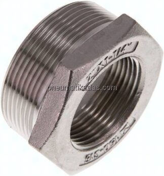 Reduziernippel R 2"(AG)-Rp 1-1/4"(IG), 1.4408