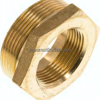 Reduziernippel G 2"(AG)-G 1-1/4"(IG), Messing