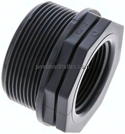 Reduziernippel G 2"(AG)-G 1-1/4"(IG), Polypropylen