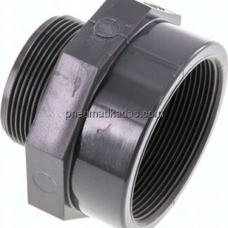 Reduziernippel G 2"(AG)-Rp 2-1/2"(IG), PVC-U