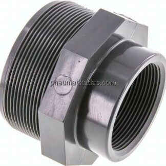Reduziernippel G 3"(AG)-Rp 2"(IG), PVC-U