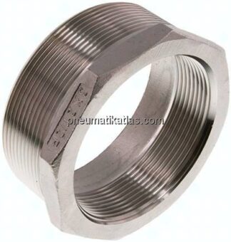 Reduziernippel R 3"(AG)-Rp 2-1/2"(IG), 1.4408