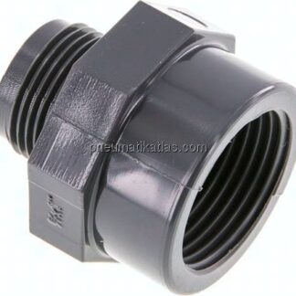 Reduziernippel G 3/4"(AG)-Rp 1"(IG), PVC-U