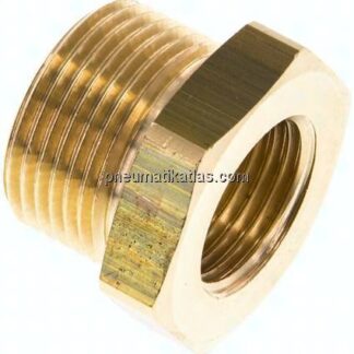 Reduziernippel G 3/4"(AG)-G 1/2"(IG), Messing