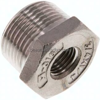 Reduziernippel R 3/4"(AG)-Rp 1/4"(IG), 1.4408