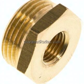 Reduziernippel G 3/4"(AG)-G 1/4"(IG), Messing