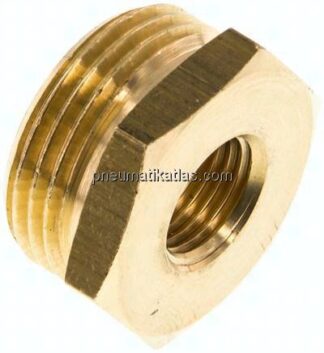 Reduziernippel G 3/4"(AG)-G 1/4"(IG), Messing
