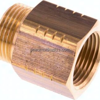 Reduziernippel G 3/4"(AG)-NPT 3/4"(IG), Messing