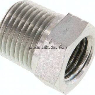 Reduziernippel NPT 3/8"(AG)-NPT 1/4"(IG), Stahl verzinkt