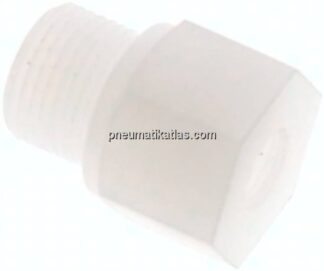 Reduziernippel G 3/8"(AG)-G 1/8"(IG), PVDF