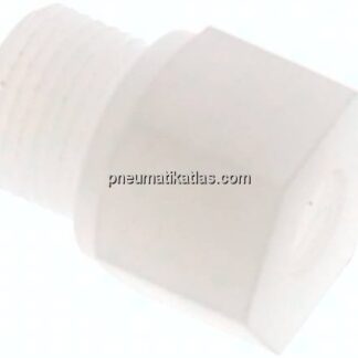 Reduziernippel G 3/8"(AG)-G 1/8"(IG), PVDF
