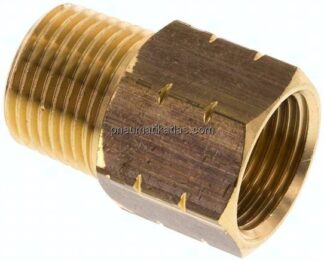 Reduziernippel NPT 3/8"(AG)-G 3/8"(IG), Messing
