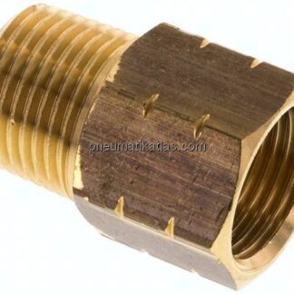 Reduziernippel NPT 3/8"(AG)-G 3/8"(IG), Messing
