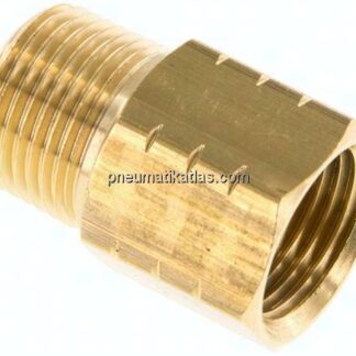 Reduziernippel R 3/8"(AG)-NPT 3/8"(IG), Messing