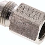 Reduziernippel UNF 3/4"-16(JIC-AG)-G 3/8"(IG), 1.4571