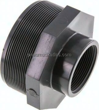 Reduziernippel G 4"(AG)-Rp 2"(IG), PVC-U