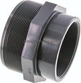 Reduziernippel G 4"(AG)-Rp 3"(IG), PVC-U