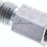Reduziernippel UNF 7/16"-20(JIC-AG)-G 1/8"(IG), Stahl verzinkt
