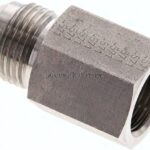 Reduziernippel UNF 7/8"-14(JIC-AG)-G 1/2"(IG), 1.4571