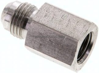 Reduziernippel UNF 9/16"-18(JIC-AG)-G 1/4"(IG), 1.4571