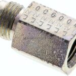 Reduziernippel UNF 9/16"-18(JIC-AG)-NPT 1/4"(IG), Stahl verzinkt